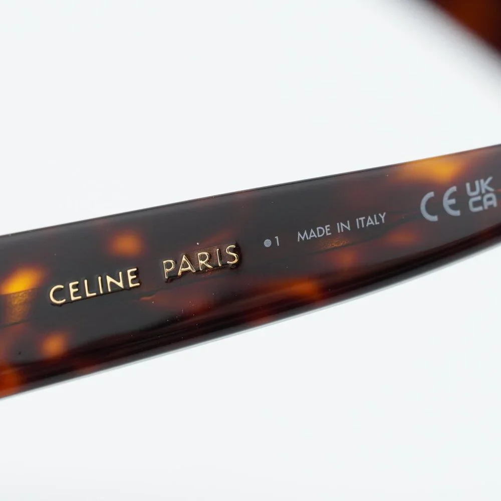 Celine CL50123I 052 Eyeglasses Havana 48mm Round Frame